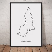 Norrbotten, karta